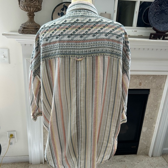 Anthropologie Multicolor Striped Shirt - Picture 8 of 8